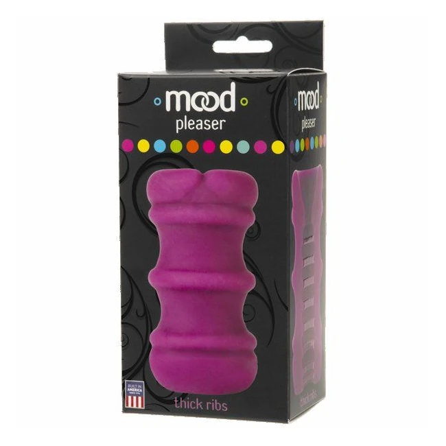 Mood Pleaser Thick Ribbed Purple - Internal Texture