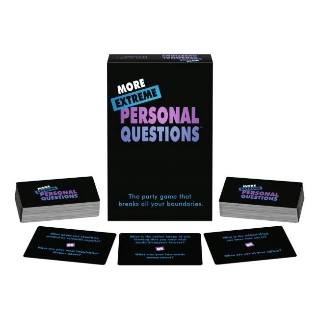 More Extreme Personal Questions Card Game by Kheper Games | Male Q