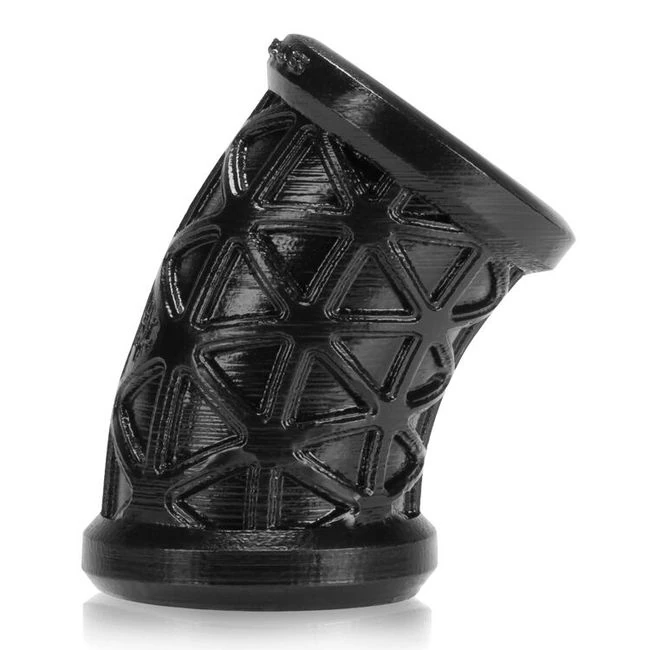Morph Sleek Geometric Pattern Ballstretcher Silicone Smoosh Black - Overview