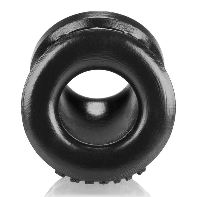 Morph Sleek Geometric Pattern Ballstretcher Silicone Smoosh Black - Design and Fit