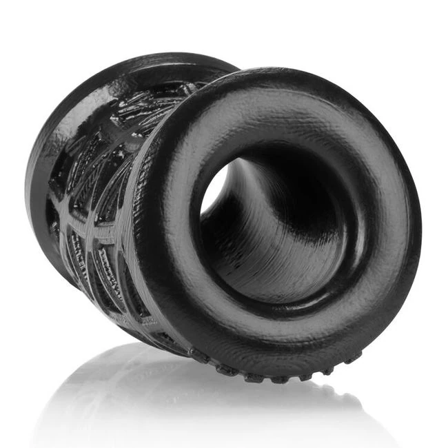 Morph Sleek Geometric Pattern Ballstretcher Silicone Smoosh Black - Material and Care