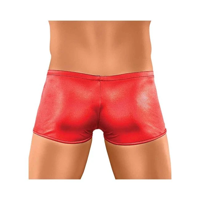 Mp Pouch Short Satin Red Xl - Overview