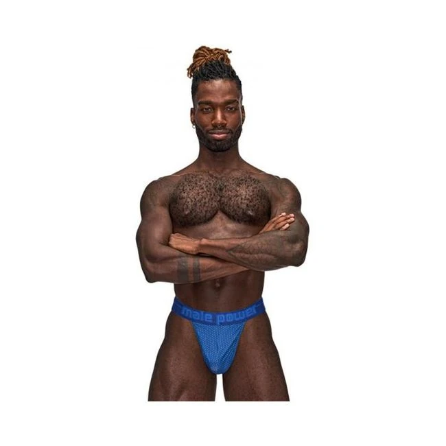 Mp Sexagon Micro V Thong Royal - Fabric & Feel