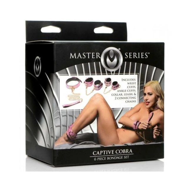 Ms Captive Cobra 6pc Set - Experience Seductive Restraint with the Ms Captive Cobra 6pc Set