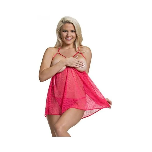 Ms Diamond Girl Cupless Babydoll Set - Fit & Sizing