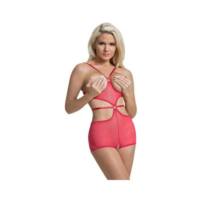 Ms Diamond Girl Cupless Romper Watermelon - Fit & Sizing