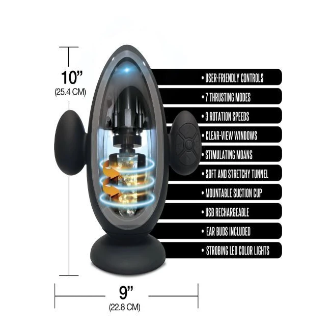 Mstr B8 Automatic Male Masturbator Blast Off - Grip & Control