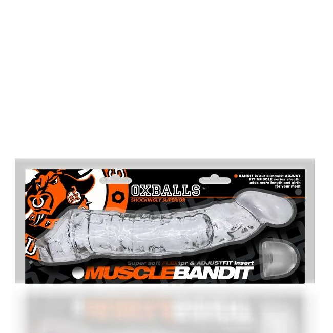 Muscle Bandit Cocksheath Clear - Size and Custom Fit
