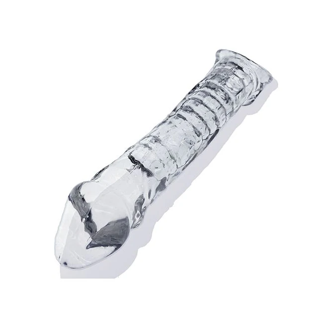 Muscle Ripped Cocksheath Clear - Internal Texture and Suction Feel