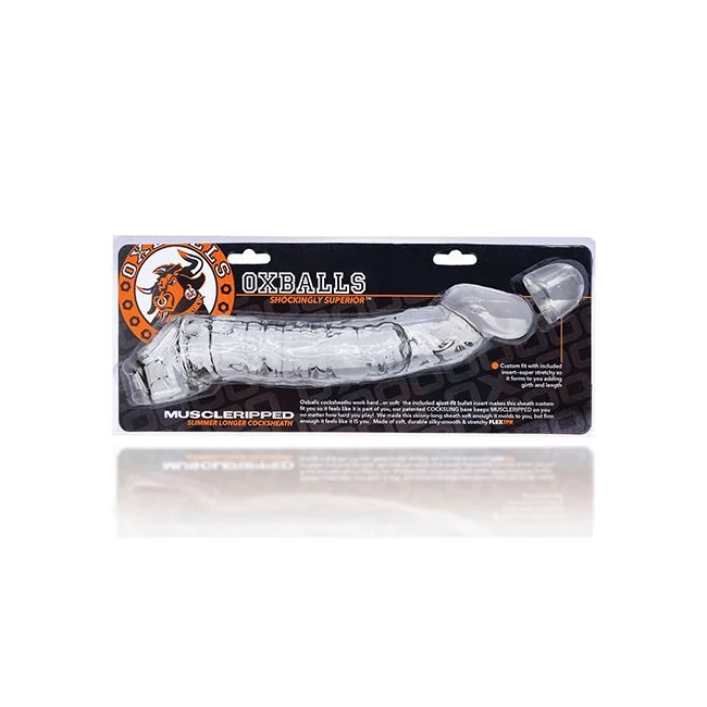 Muscle Ripped Cocksheath Clear - Tightness, Fit and the ADJUSTfit Insert