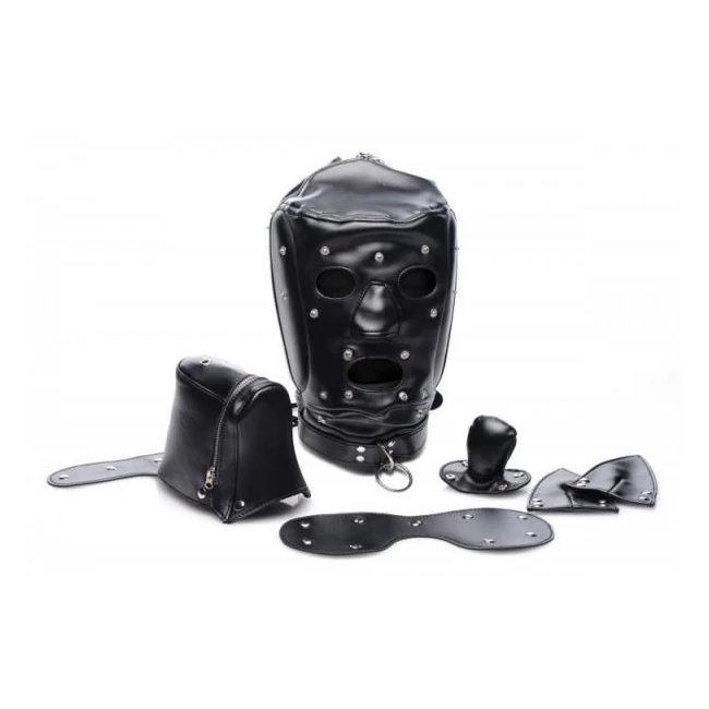 Muzzled Universal Bdsm Hood Removable Muzzle Black - Build & Quality