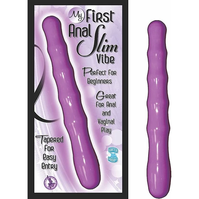 My First Anal Slim Vibe - How It Feels