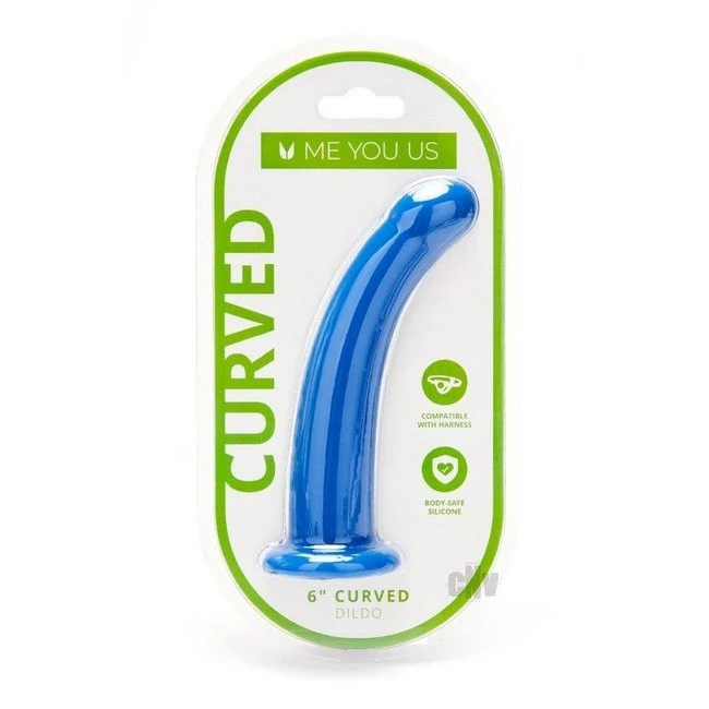 Myu Curved Silicone Dildo - Experience Realistic Pleasure with the Myu Curved Silicone Dildo