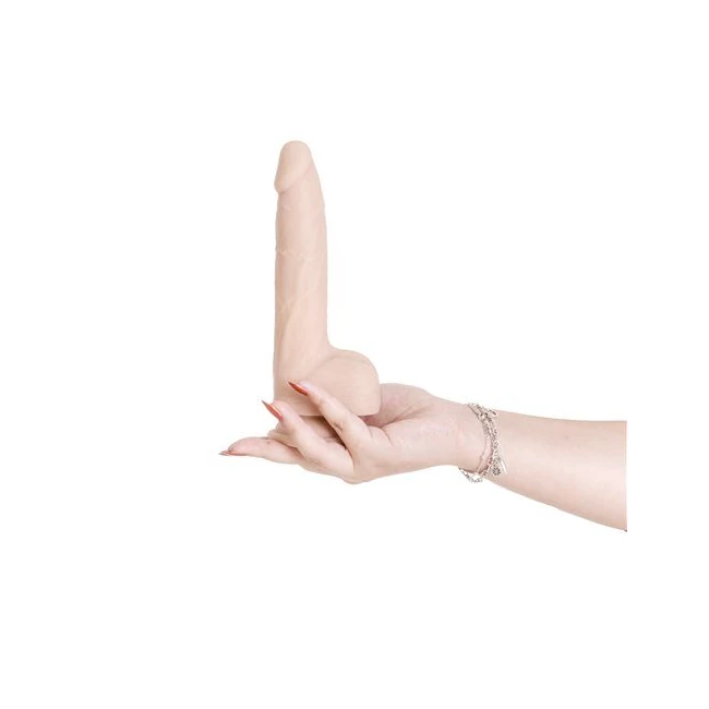 Naked Addiction 8.5in Maximum Thrusting & Vibrating Dong - Material Feel & Safety