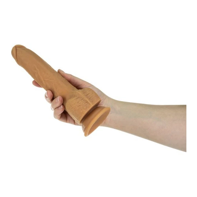 Naked Addiction 9in Caramel Thrusting Dong W/ Remote - How It Feels