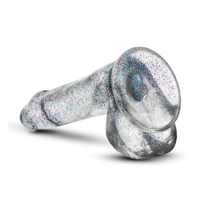 Naturally Yours 6 Glitter Cock Sparkling Clear " - Size & Fit