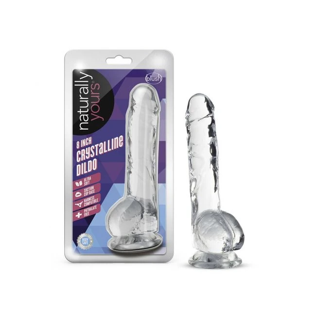 Naturally Yours Diamond Crystalline Dildo - Material & Feel