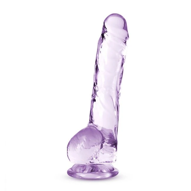 Naturally Yours Amethyst Crystalline Dildo - Size & Compatibility