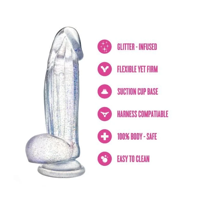 Naturally Yours Bling 7.5in' Sparkling Clear - Shape &amp; Texture