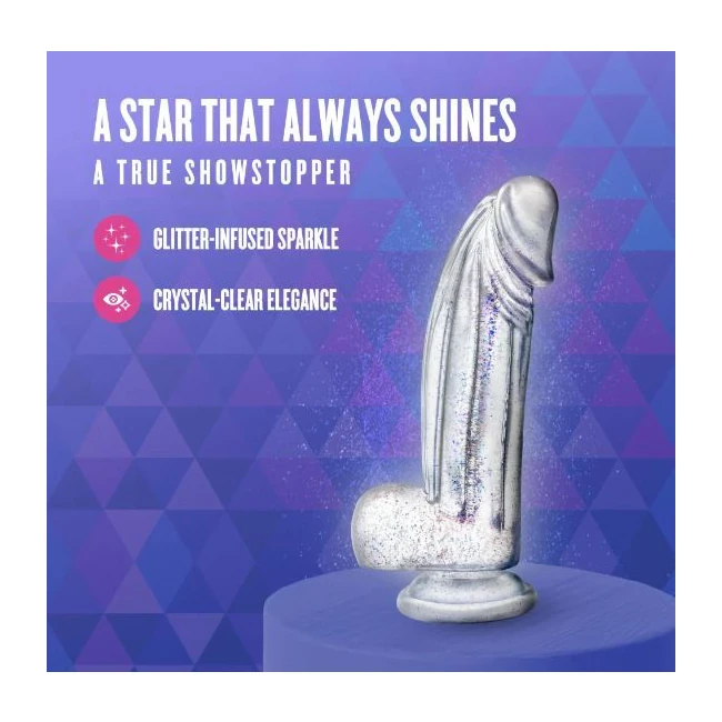 Naturally Yours Bling 7.5in' Sparkling Clear - Size &amp; Fit
