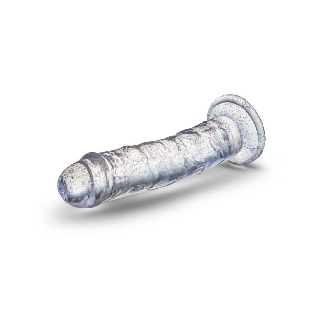 Naturally Yours Gala 6in Sparkling Clear - Size & Fit for Hands-Free and Strap-On Play
