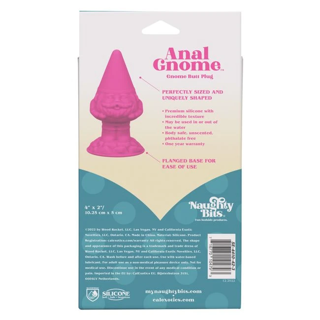 Naughty Bits Anal Gnome Butt Plug - Material & Safety