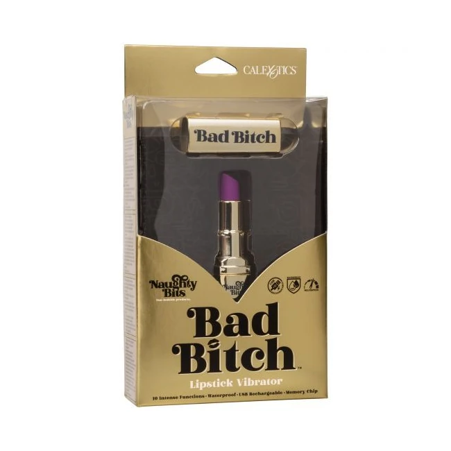 Naughty Bits Bad Bitch Lipstick Vibrator - How It Feels