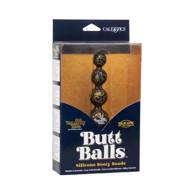 Naughty Bits Butt Balls Silicone Booty Beads - Material & Safety