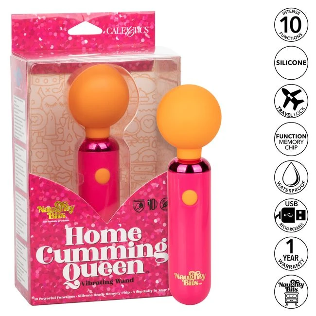 Naughty Bits Home Cumming Queen Vibrating Wand - Vibration Modes and Sensations