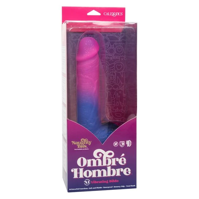 Naughty Bits Ombre Hombre Xl Vibrating Dildo - How It Feels