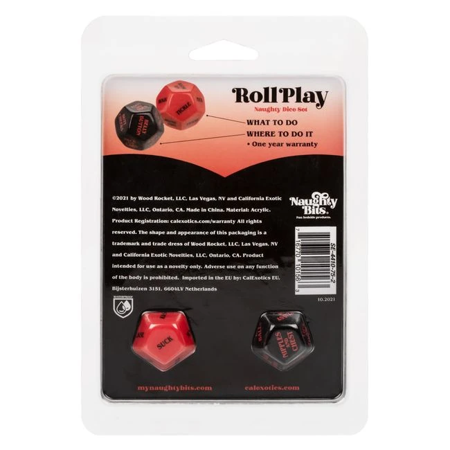 Naughty Bits Roll Play Naughty Dice Set - What Stands Out