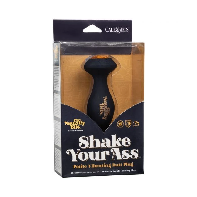 Naughty Bits Shake Your Ass Petite Vibrating Butt Plug - Vibration Modes