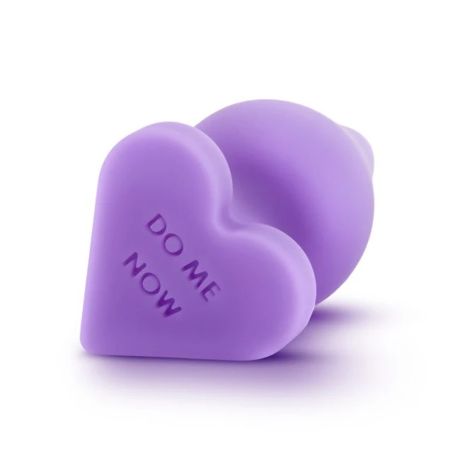 Naughty Candy Heart Do Me Now Purple - Material & Safety