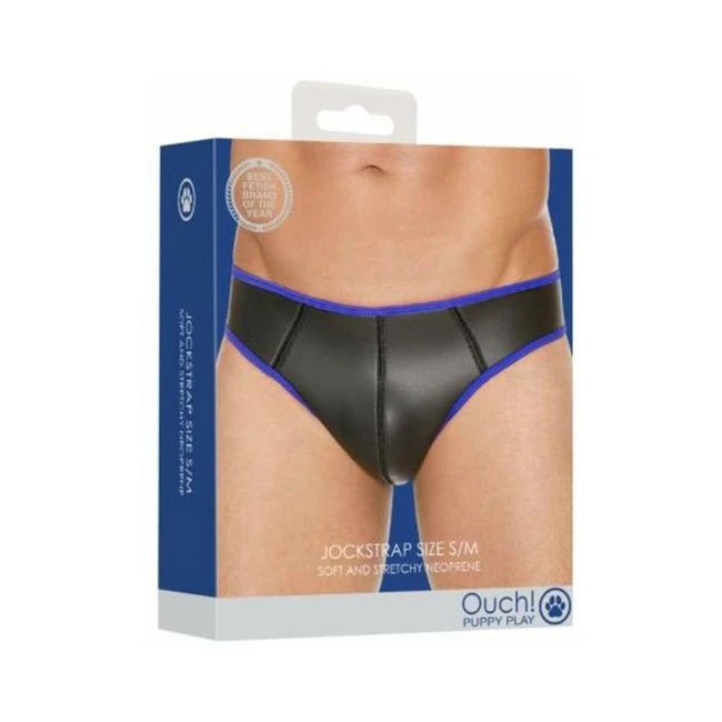 Neoprene Jockstrap Size S/m Blue - Overview