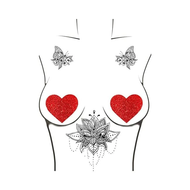 Neva Nude Pasty Hearts Glitter Red - What Is the Neva Nude Pasty Hearts Glitter Red?