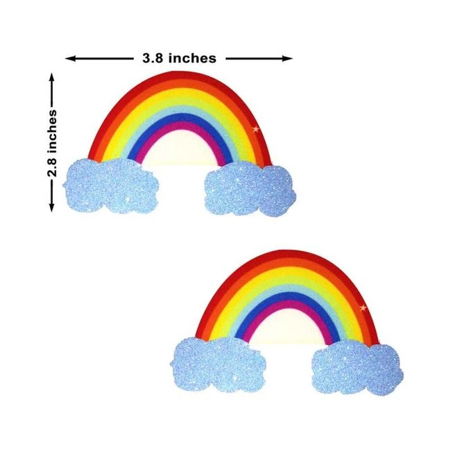 Neva Nude Pasty Rainbow Multicolor - Fit & Sizing