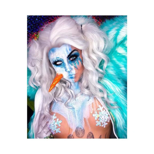 Neva Nude Pasty Snowflake Glitter Frost Pasties - Fabric & Feel