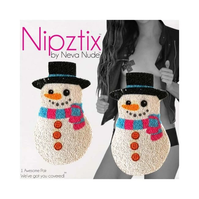 Neva Nude Pasty Snowman Glitter - Design & Visual Appeal