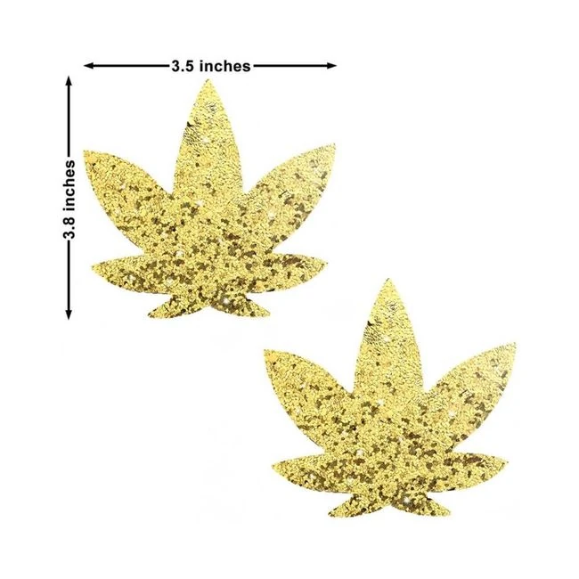 Neva Nude Pasty Weed Leaf Glitter Sparkle Gold - What Is the Neva Nude Pasty Weed Leaf Glitter Sparkle Gold?