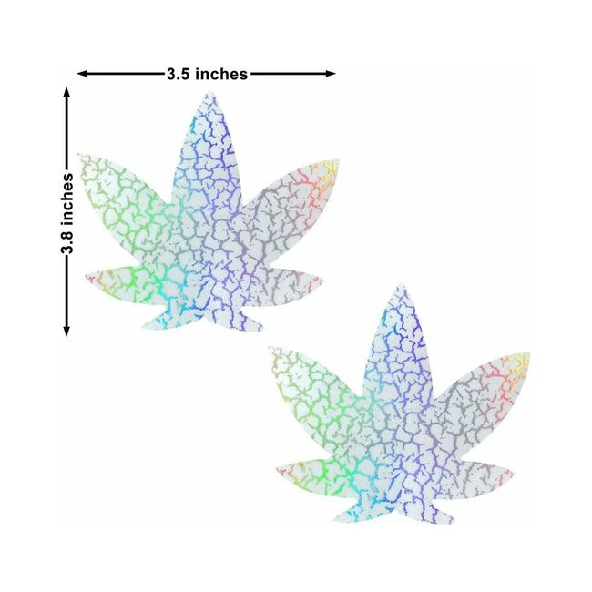 Neva Nude Pasty Weed Leaf Synaptic Glow - Fit & Sizing