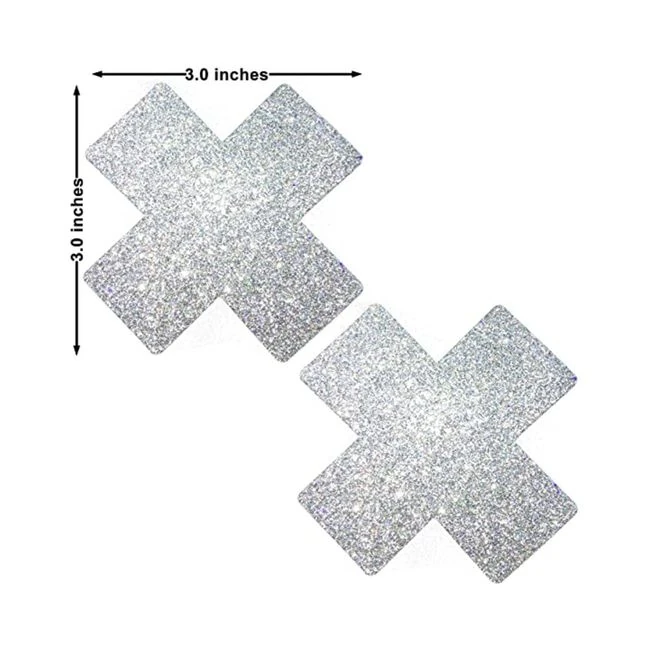 Neva Nude Pasty X Factor Crystal Silver - Fit & Sizing