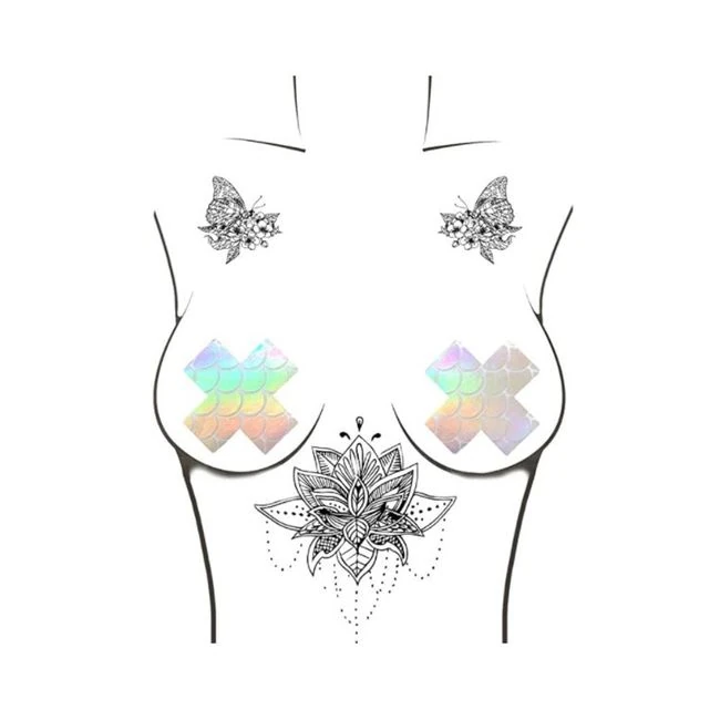 Neva Nude Pasty X Factor Holographic - Fabric & Feel