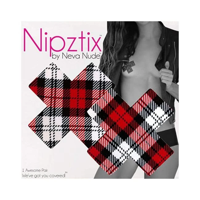 Neva Nude Pasty X Factor School Girl Plaid - Fit & Sizing