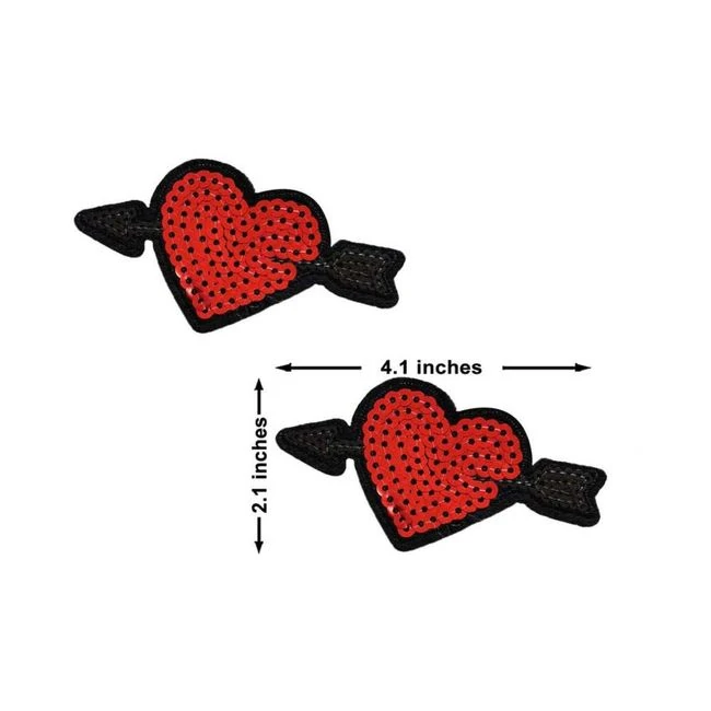 Neva Nude Reusable Pasty Hearts Sequins Pasties - What Is the Neva Nude Reusable Pasty Hearts Sequins Pasties?