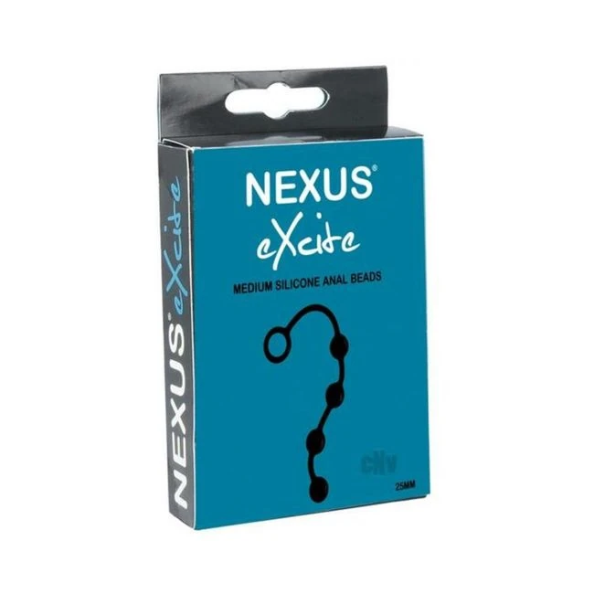 Nexus Excite Anal Beads Silicone - Shape & Comfort