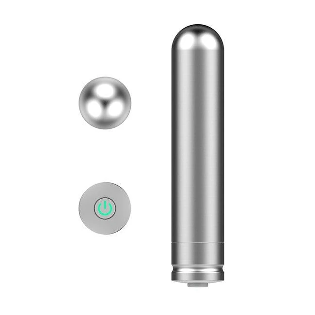 Nexus Ferro Stainless Steel Rechargeable Waterproof 6 Speed Bullet - Vibration Modes