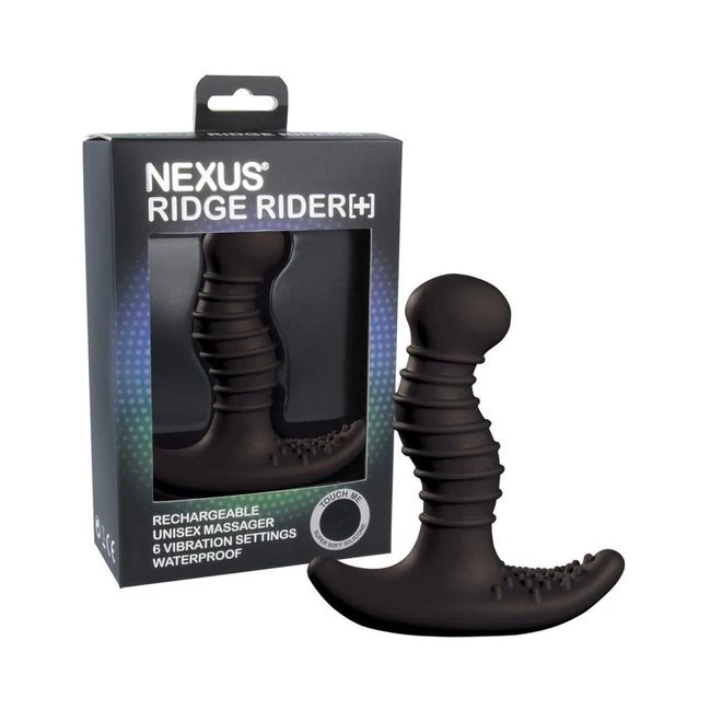 Nexus Ridge Rider+ Unisex Vibrator - Black - How It Feels