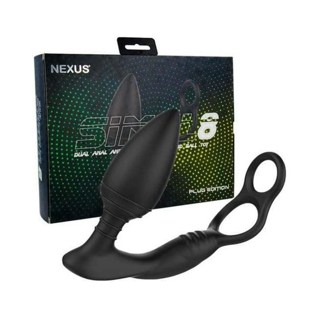 Nexus Simul8 Vibrating Dual Motor Anal, Cock and Ball Toy - Shape & Comfort