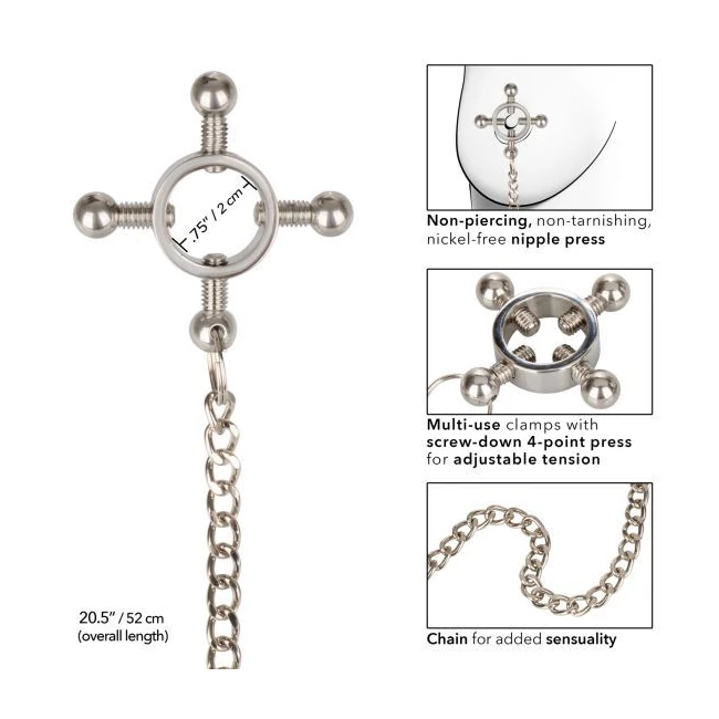 Nipple Grips 4-point Nipple Press W/ Chain - Specifications
