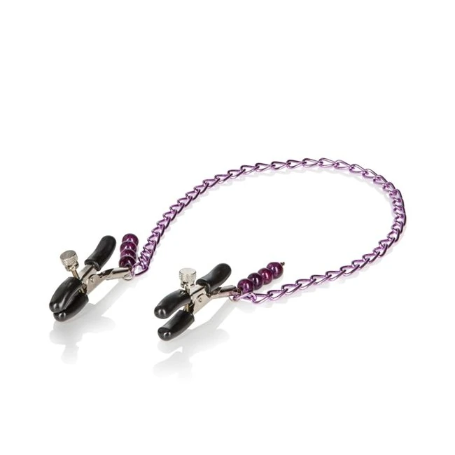 Nipple Play Clamps Purple Chain - Build & Quality